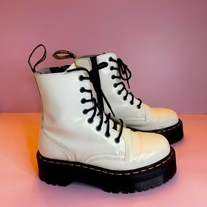 Dr Martens platform boots